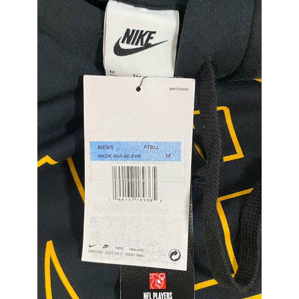 NWT Nike Washington Commanders Hoodie Mens Medium Black NFL Team Apparel Graphic - Picture 6 of 12
